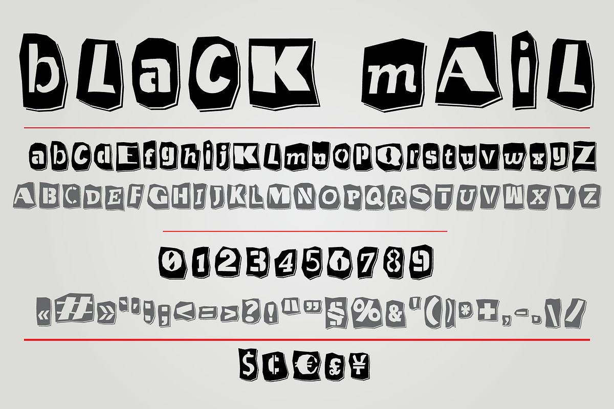Cut News Stencil Black regular font, a Blackletter Font by Zimages (Photo 5 of 7)