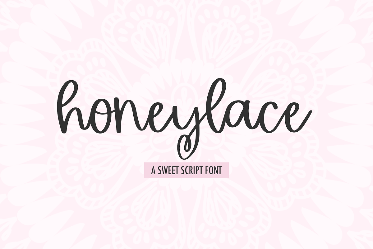 Honeylace Script Font, a Script Font by Beck McCormick (Photo 1 of 10)
