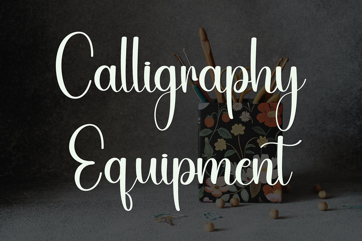 Handmade Calligraphy, a Handwritten Font by FreshTypeINK (Photo 6 of 8)