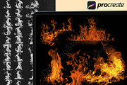 220+ Procreate Smoke & Fire Brushes, a Brush Add-On by DrawingStoryShop (Thumbnail 7 of 7)