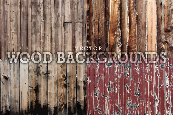 Vector Wood Backgrouds