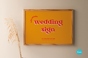 Daisy Custom Wedding Sign CANVA, an Invitation Template by StudioVonBraitenberg (Thumbnail 3 of 7)