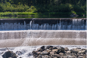 Tumwater dam built to electrically, a Nature Photo by Backyard Stock