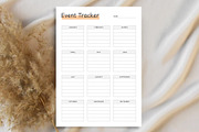 Event Tracker, a Stationery Template by DesignDevisers (Thumbnail 2 of 10)