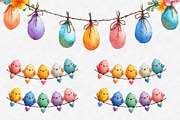 Easter banner string clipart, an Illustration by Designworld (Thumbnail 3 of 4)