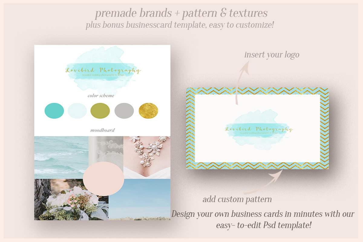 Pretty Premade Branding & Logo Kit, a Branding & Logo Template by Laras Wonderland (Photo 8 of 9)