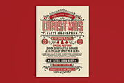 Chirstmas Party Vintage Art Deco Stl, a Flyer Template by Muhamad Iqbal hidayat (Thumbnail 1 of 4)