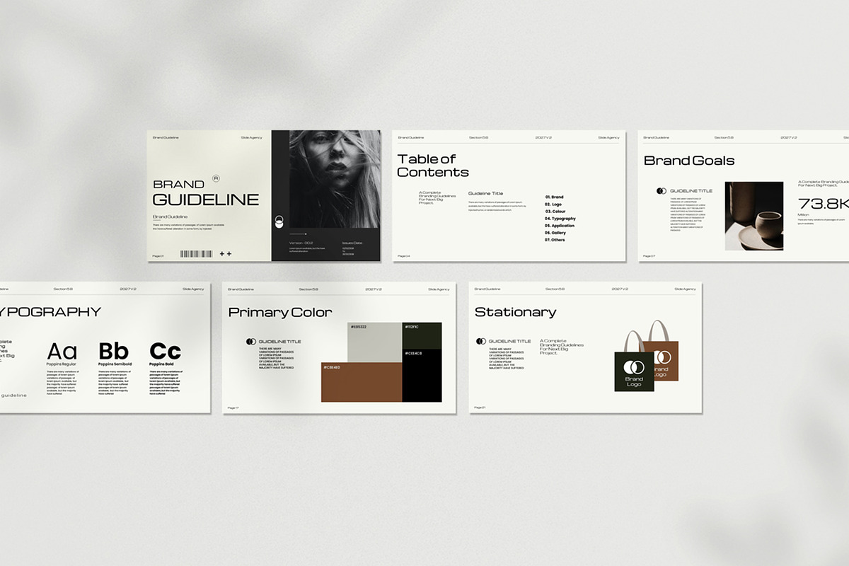 Brand Guidelines Presentation Templa, a Presentation Template by Slide-Agency (Photo 8 of 11)