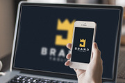 Letter J crown king logo design, a Branding & Logo Template by Amadul11 (Thumbnail 5 of 5)
