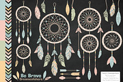 Pastel Tribal Dreamcatchers, an Illustration by Amanda Ilkov (Thumbnail 2 of 4)