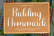 Pudding Homemade, a Handwritten Font by InermediaSTUDIO (Thumbnail 1 of 7)