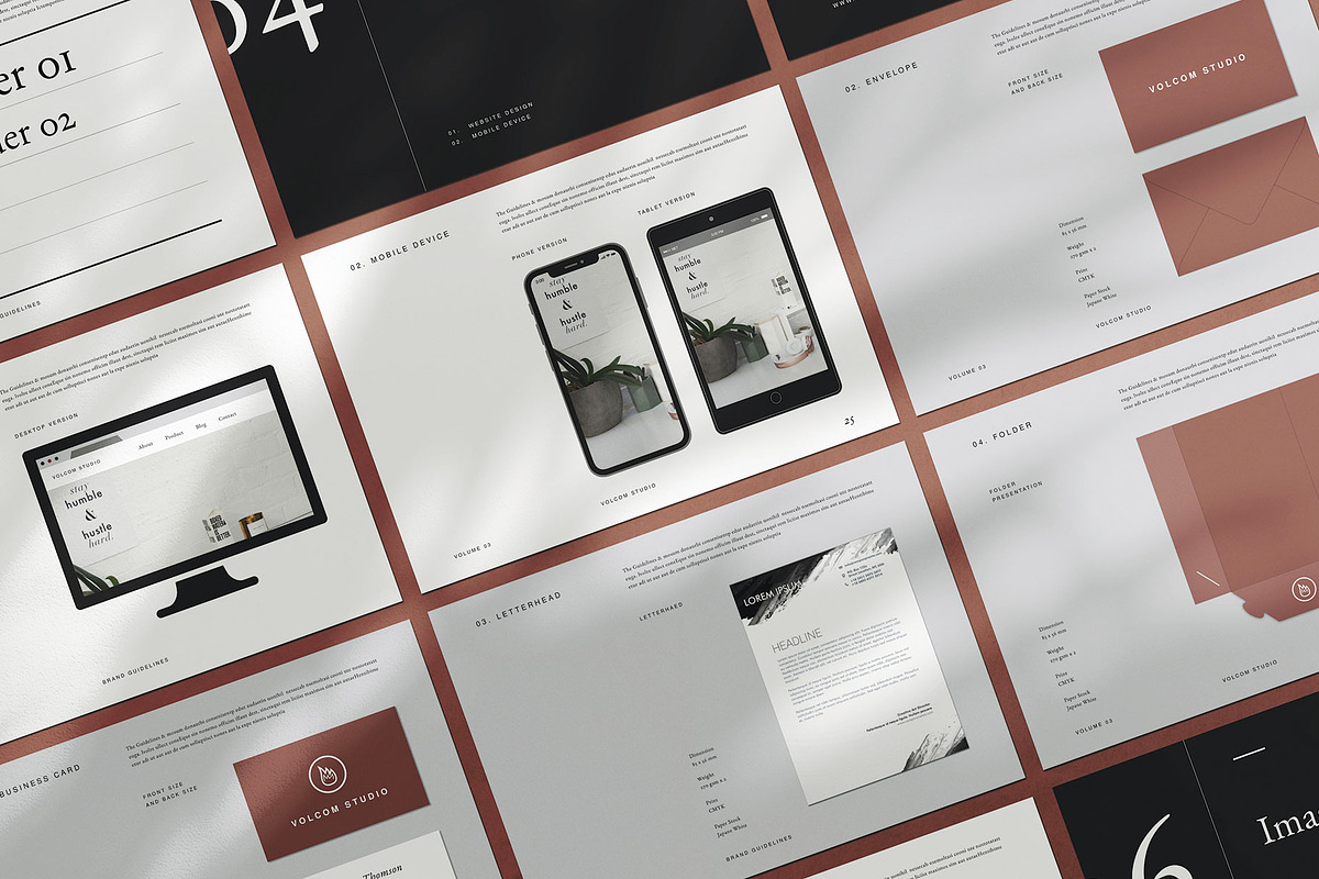 Brand Guidelines, a Brochure Template by Occy Design (Photo 9 of 11)