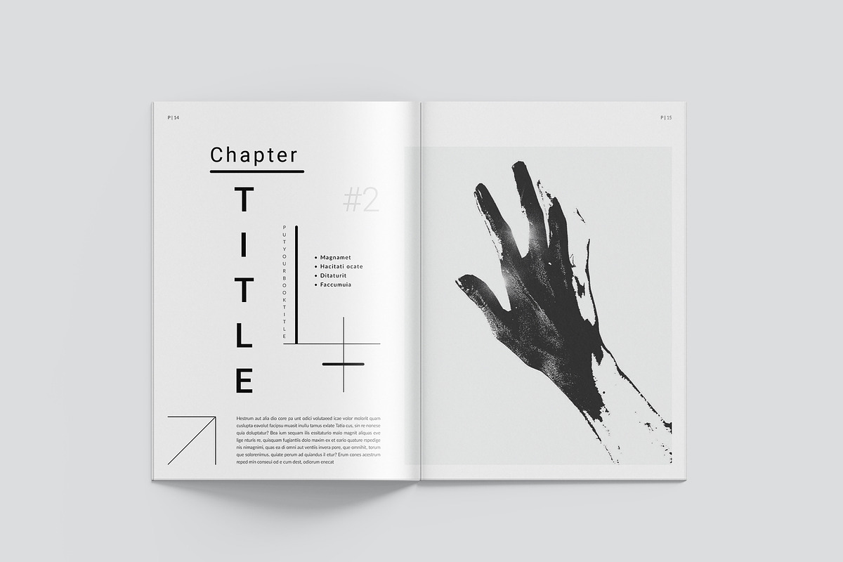 Book Title Layout Design Template, a Brochure Template by StyleArt (Photo 8 of 21)