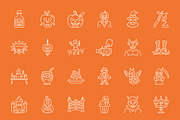 Halloween Icons Collection, an Outline Icon by Prosymbols (Thumbnail 8 of 8)