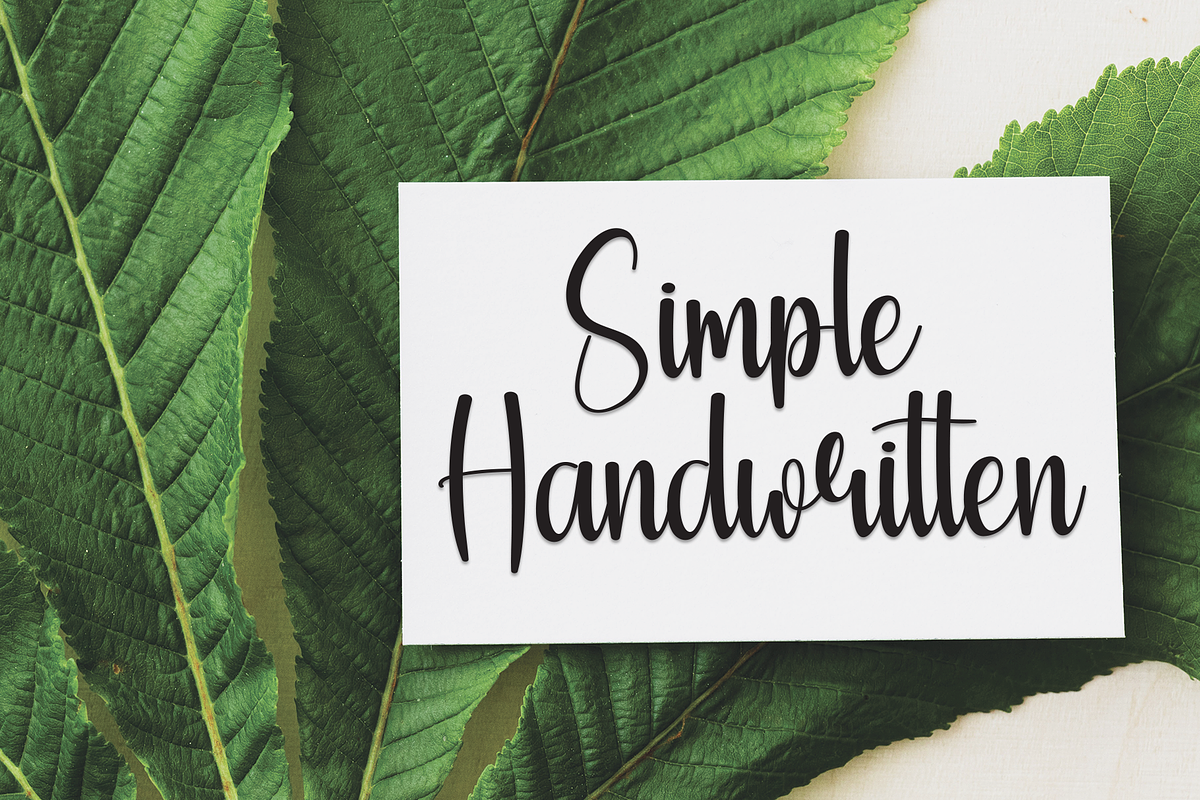 Quality Modern | Script Font, a Handwritten Font by Scratchones (Photo 4 of 9)