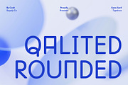 Qalited Rounded, a Sans Serif Font by Craft Supply Co. (Thumbnail 1 of 8)