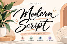 Modern Script – Handwritten Font