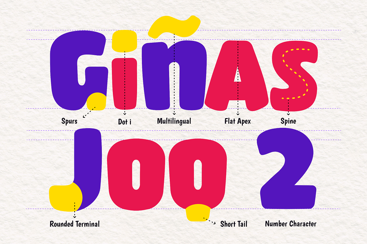 Ding Smash - Fun Comic Display, a Sans Serif Font by Typia Nesia (Photo 10 of 11)