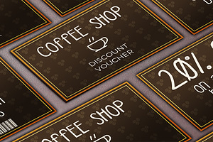 Coffee Shop Discount Voucher