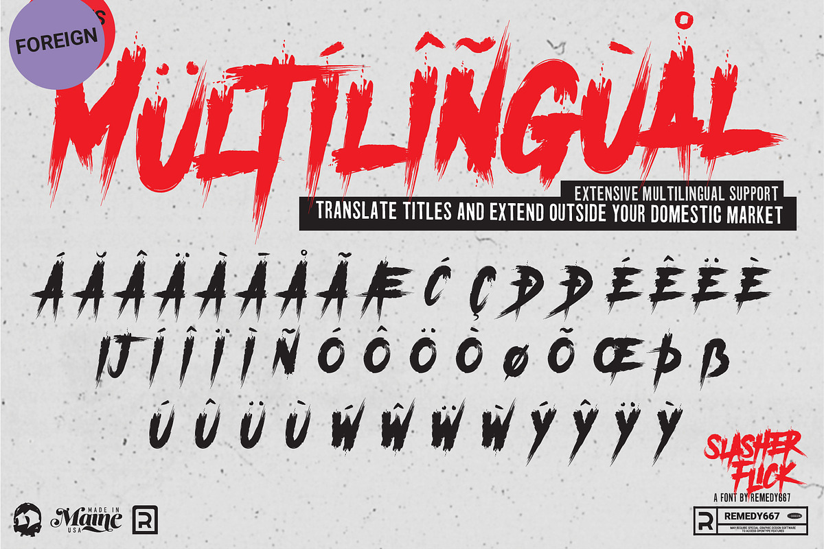 Slasher Flick - Horror Font, a Font by Remedy667 (Photo 4 of 8)