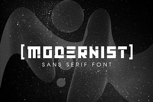 Modernist | Two Weight Font Family