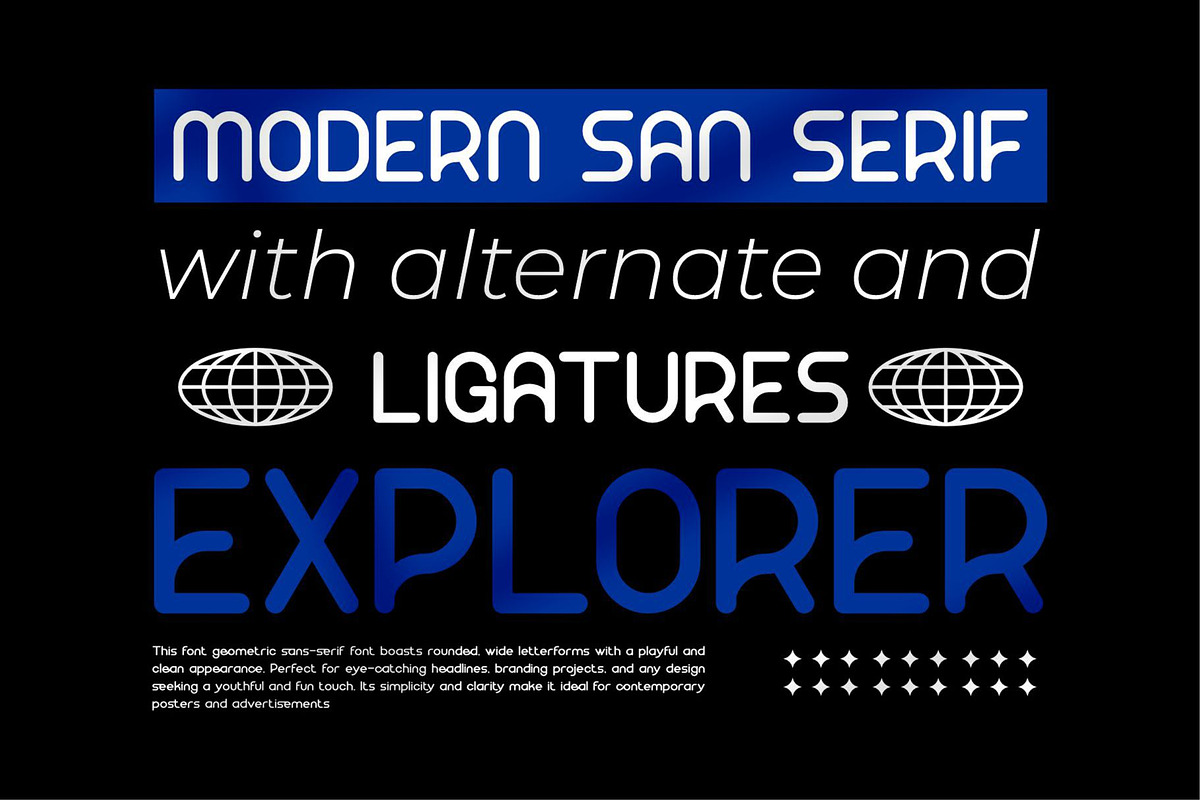 Decoda || Modern Stylish Sans Serif, a Sans Serif Font by Ermedia Studio (Photo 3 of 10)