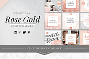 ROSE GOLD | Social Media Pack 2, a Social Media Template by Marigold Studios (Thumbnail 14 of 14)
