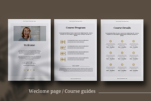 ECourse Workbook Canva Template