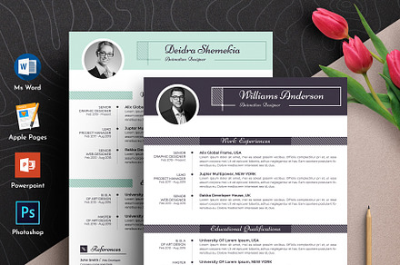 Resume Cv Template Word Apple Pages