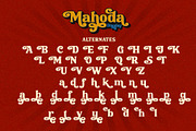 Mahoda Display Retro Serif Font, a Serif Font by Multype Studio (Thumbnail 9 of 11)