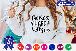 Merica Hard Seltzer Svg