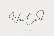 Miss Waited, a Script Font by It's Latsayz (Thumbnail 1 of 5)