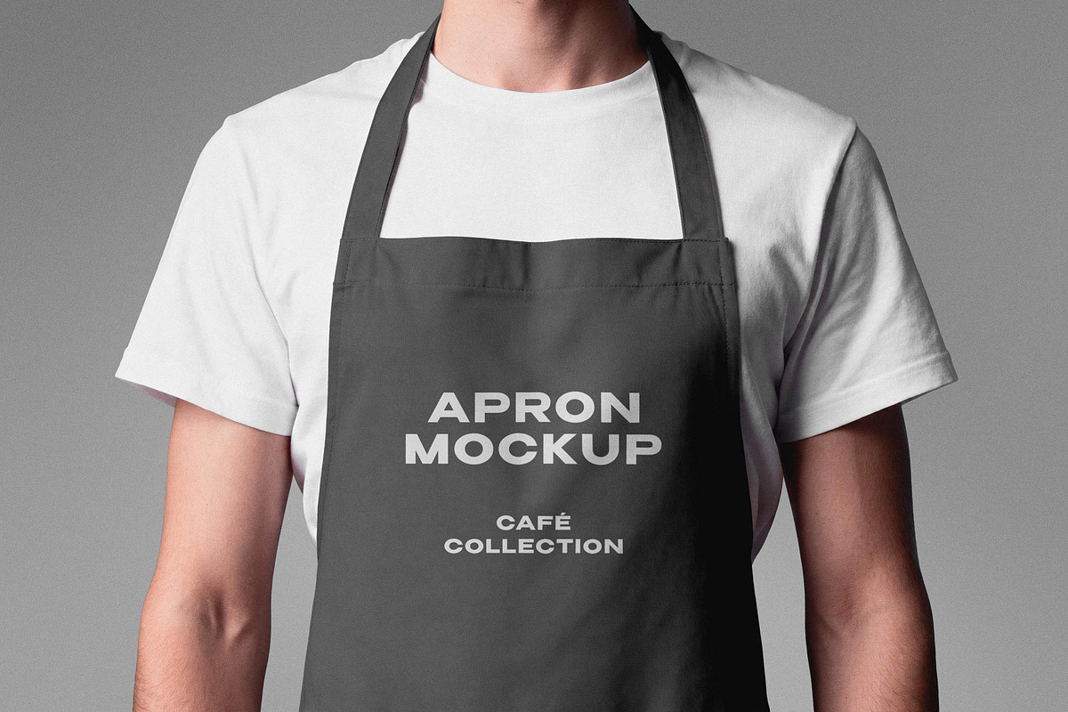 Cotton Apron Mockup, a Household Mockup by Design Squad (Photo 3 of 4)
