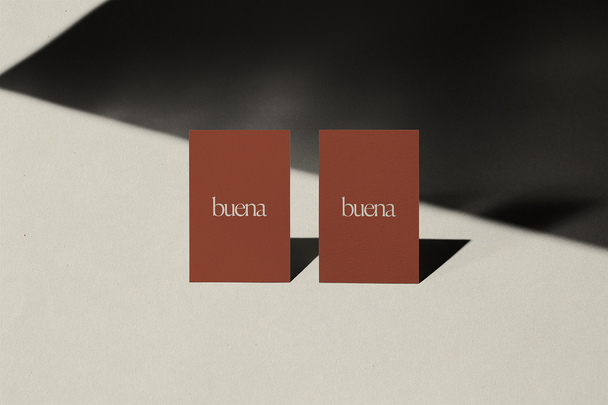 Buena 01 Business Card Mockup, a Templates & Theme by StudioModra (Photo 1 of 5)