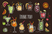 Cocktails Cute Drinks Collection, a Decorative Illustration by Naty Art (Thumbnail 11 of 12)