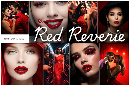 Red Reverie - 100 Stock Images, a Beauty & Fashion Photo by Alena Stoyko design
