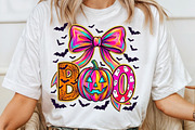 Halloween Boo PNG Coquette Pumpkin, a Work Illustration by Sublimation Artist (Thumbnail 4 of 9)