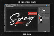 Spray Paint Text Effects, a Layer Style Add-On by Andrew Skoch Design (Thumbnail 5 of 7)