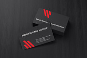 Black Business Card Mockup, a Print Template by aykutfiliz (Thumbnail 5 of 8)