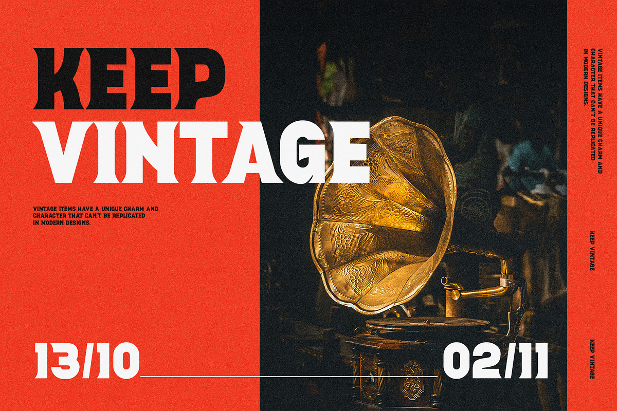 Wokerz Vintage Serif Font Typeface, a Serif Font by Perfectype (Photo 3 of 10)