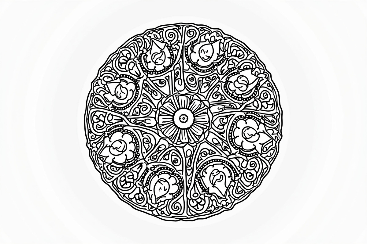 Mandala Floral Circle Pack, an Illustration by BIPLOB EXPERT (Photo 5 of 9)