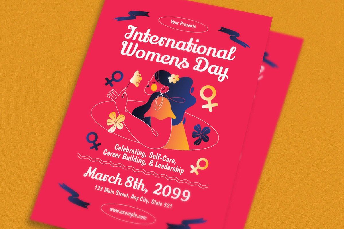 International Woman Day Flyer, a Flyer Template by Guuver (Photo 2 of 3)