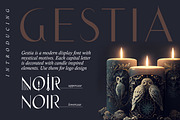 Gestia Candle Aesthetic Display Font, a Sans Serif Font by Struvictory.art (Thumbnail 2 of 11)