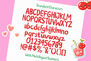 Cherry Rush Cute Handwriting, a Handwritten Font by Littlehand (Thumbnail 9 of 10)
