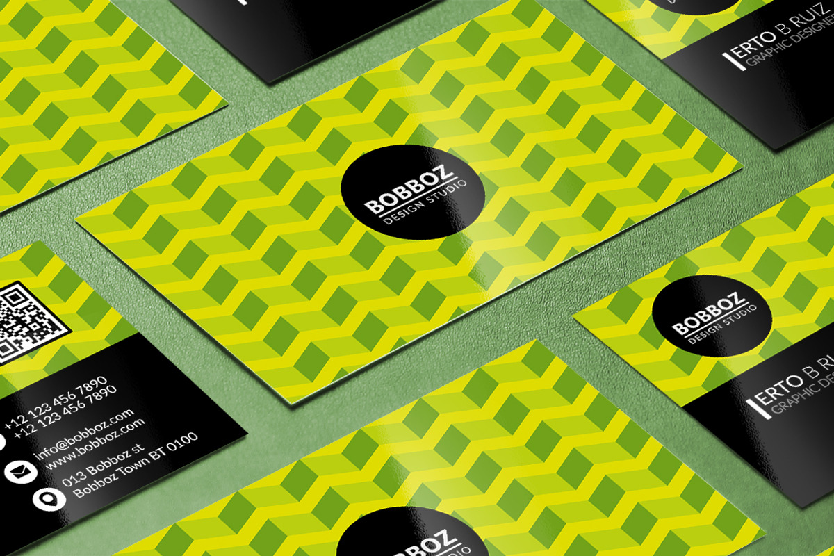 Clean & Modern Business Card, a Templates & Theme by Bobboz Store (Photo 4 of 4)