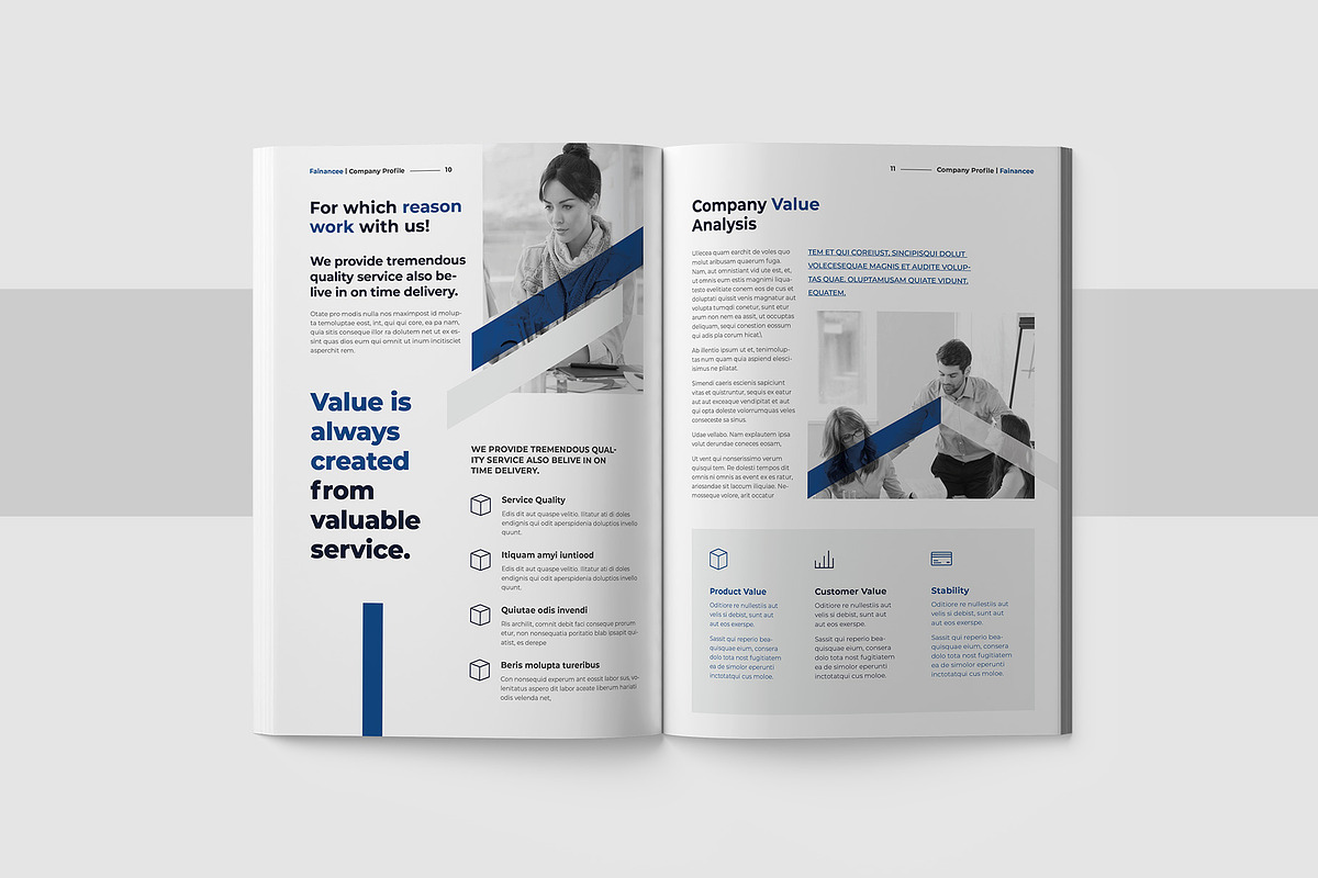 Creative Company Profile, a Brochure Template by astutedesign11 (Photo 6 of 11)