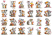 Whimsical Animals Best Friend Clipar, an Illustration by designcity5 (Thumbnail 2 of 5)