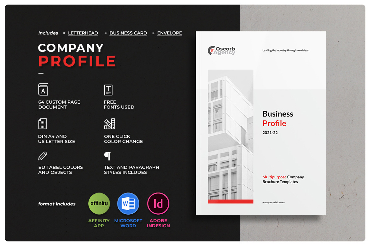 Company Profile, a Brochure Template by StudioGraficso (Photo 1 of 17)