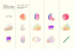 3in1 Gradients Templates Bundle