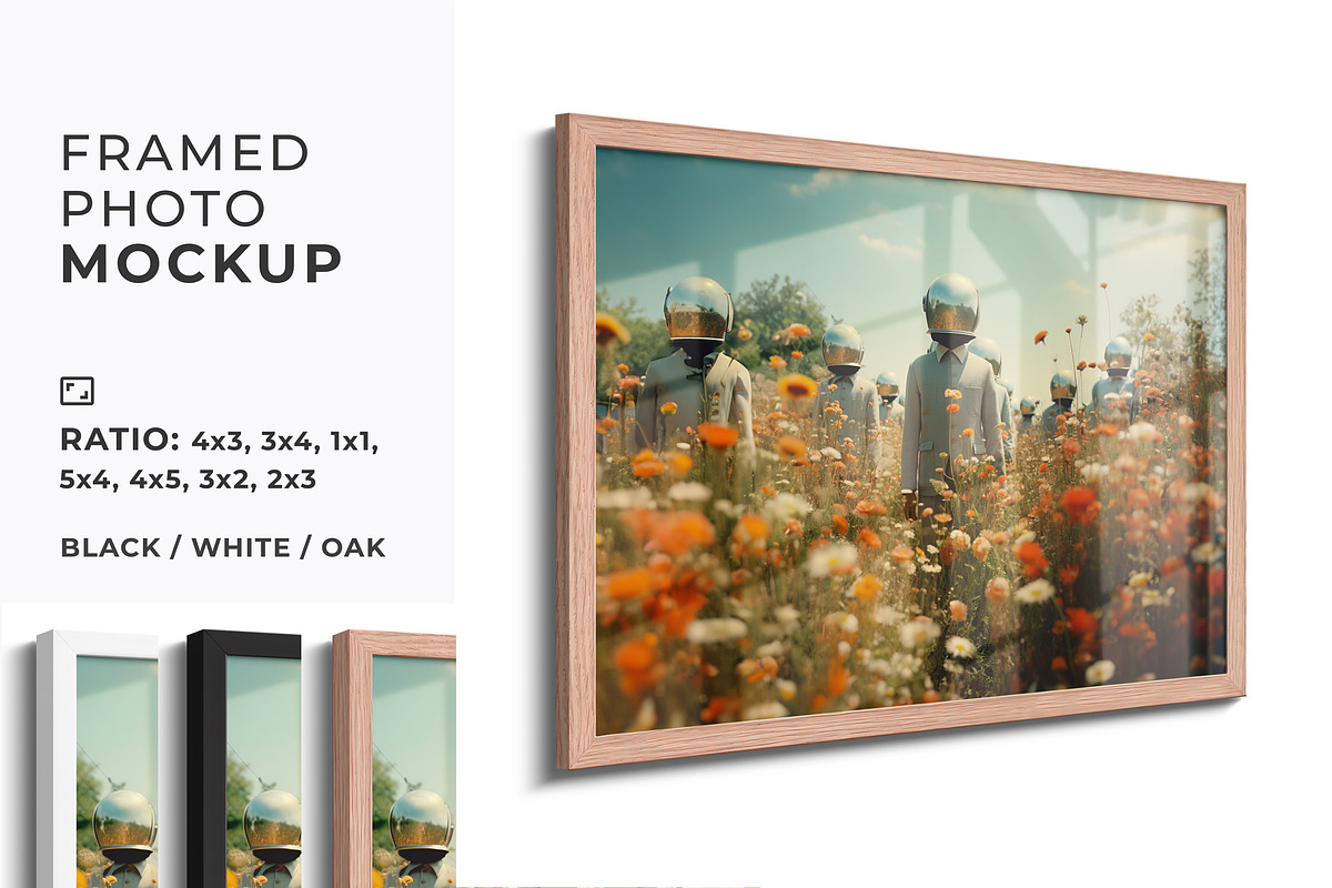 Framed Photo Mockups Bundle 01, a Household Mockup by Mockups by Carlos Viloria (Photo 11 of 14)